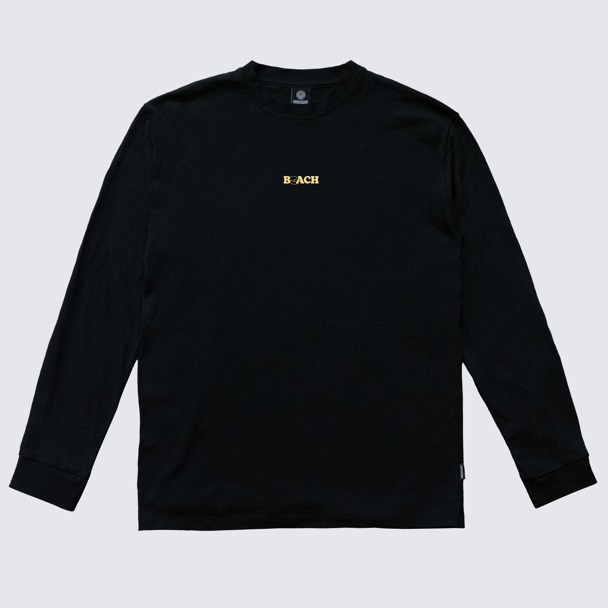 BLACK LONGSLEEVE SHIRT B(E)ACH