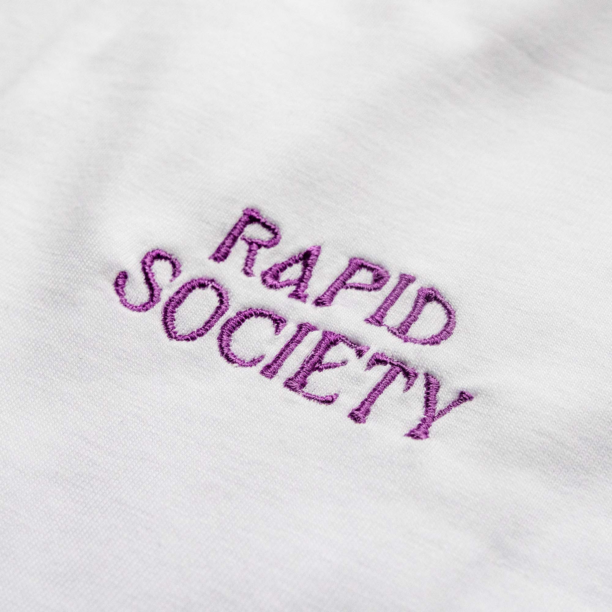 WHITE T-SHIRT RAPID SOCIETY