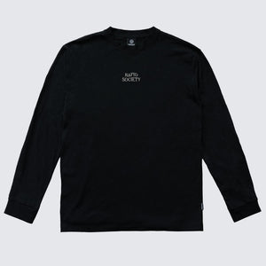 BLACK LONGSLEEVE SHIRT RAPID SOCIETY